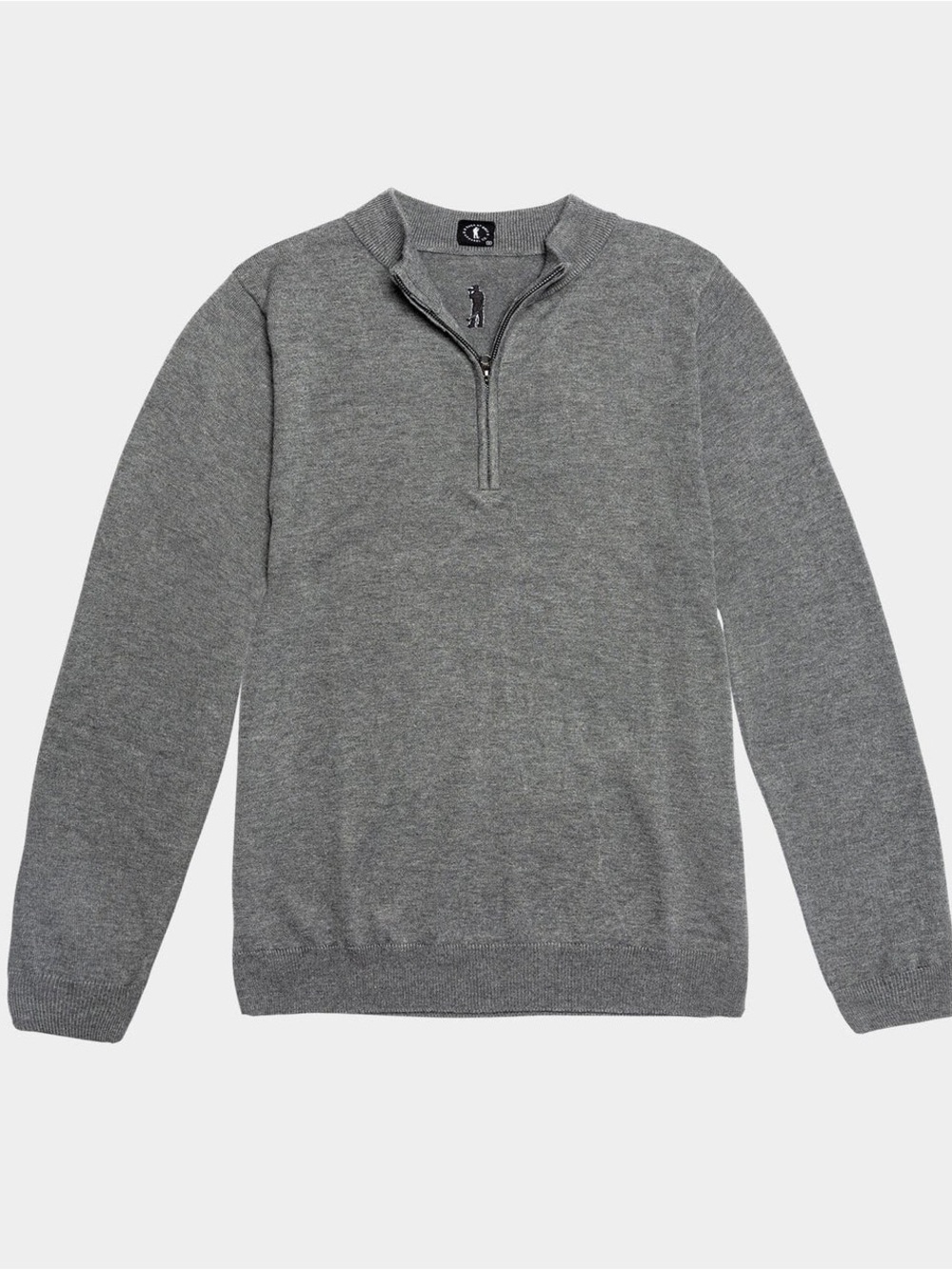 U Suck at Golf golf ⛳️ sweater grey wool blend zipper neck sweater men’s size XL